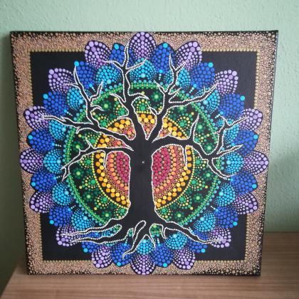 tečkovana mandala 3