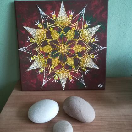 tečkovana mandala 1