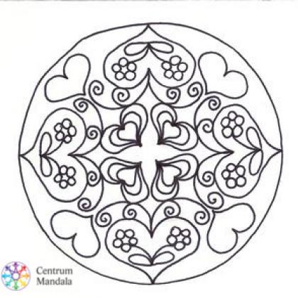 Saint Valentin Mandala